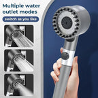 High Pressure Filtered Shower Head with Handheld 3 Spray Modes
