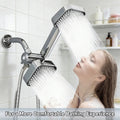 A High-Flow Large Nozzle and Handheld Shower Head, Two-In-One Shower Set, Shower Long Hose, Three-Way Water Distributor Bathroom