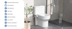 Ultra-Slim Bidet Attachment for Toilet – Non-Electric Dual Nozzle (Rear + Feminine Wash) with Adjustable Pressure, Self-Cleaning, Easy 10-Minute Install