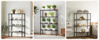 3-5 Tier Metal Wire Storage Shelves Adjustable Storage Racks Heavy Duty Standing Shelf Organizer for Living Room and Kitchen