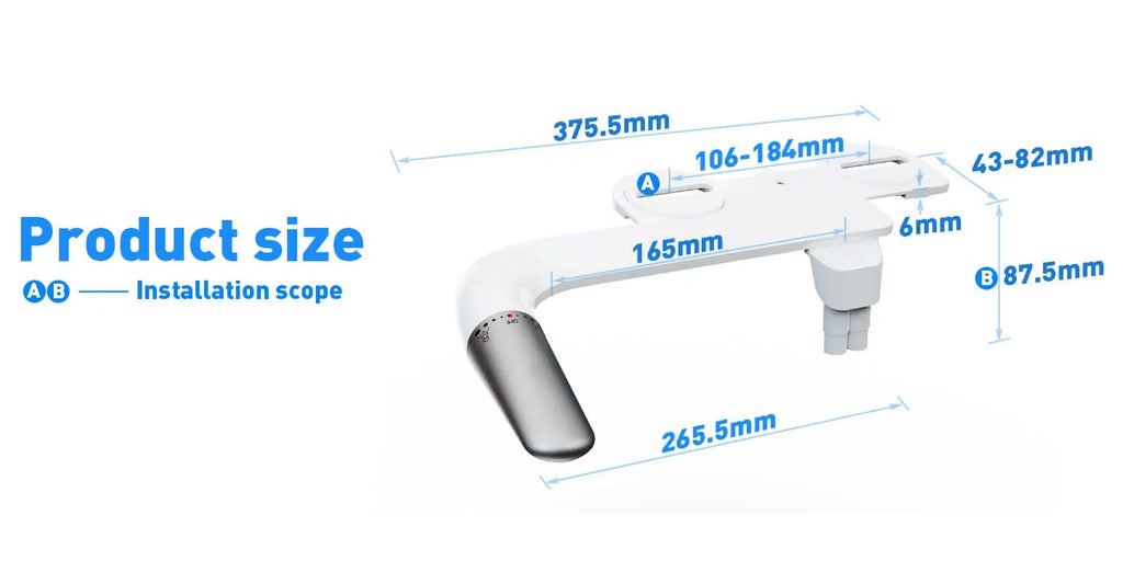 Essence of Purity: Ultra-Slim Bidet Attachment for Toilets