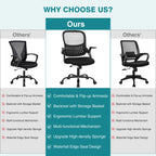 Ergonomic Mesh Backrest Office Desk Chair Adjustable Height Computer Rolling Work Swivel Gaming Chairs With Wheels For Home
