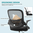 Ergonomic Mesh Backrest Office Desk Chair Adjustable Height Computer Rolling Work Swivel Gaming Chairs With Wheels For Home