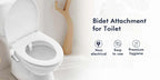 Essence of Purity: Ultra-Slim Bidet Attachment for Toilets