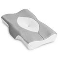 Cervical Neck Double Sided Pillow Memory Foam Ventilated Cooling Ergonomic Bed Pillow Support Contour for Stomach Sleepers