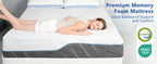 Hcore Queen Size Mattress, 8/10 Inch Medium Firm - Extra Firm Dual Sides Flippable Mattress