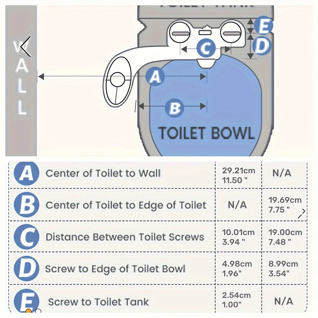 Ultra-Slim Bidet Attachment for Toilet – Non-Electric Dual Nozzle (Rear + Feminine Wash) with Adjustable Pressure, Self-Cleaning, Easy 10-Minute Install