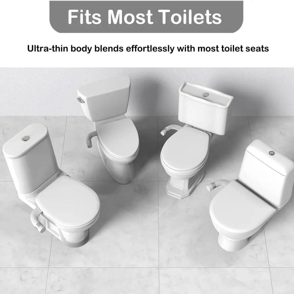 Essence of Purity: Ultra-Slim Bidet Attachment for Toilets