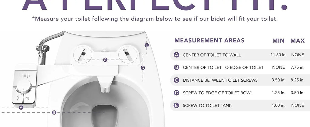 Ultra-Slim Bidet Attachment for Toilet – Non-Electric Dual Nozzle (Rear + Feminine Wash) with Adjustable Pressure, Self-Cleaning, Easy 10-Minute Install
