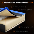 Ergonomic Racing Gaming Chair Adjustable Swivel PU Leather with Headrest and Lumbar Support For Office Computer Living Room