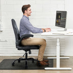 Ergonomic Office Computer Home Gaming Desk Chair Adjustable PU Leather Racing Chair Flip-up Armrest