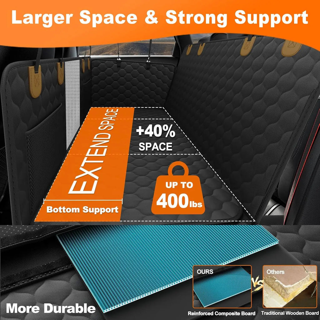 Deluxe Waterproof Foldable Dog Car Seat