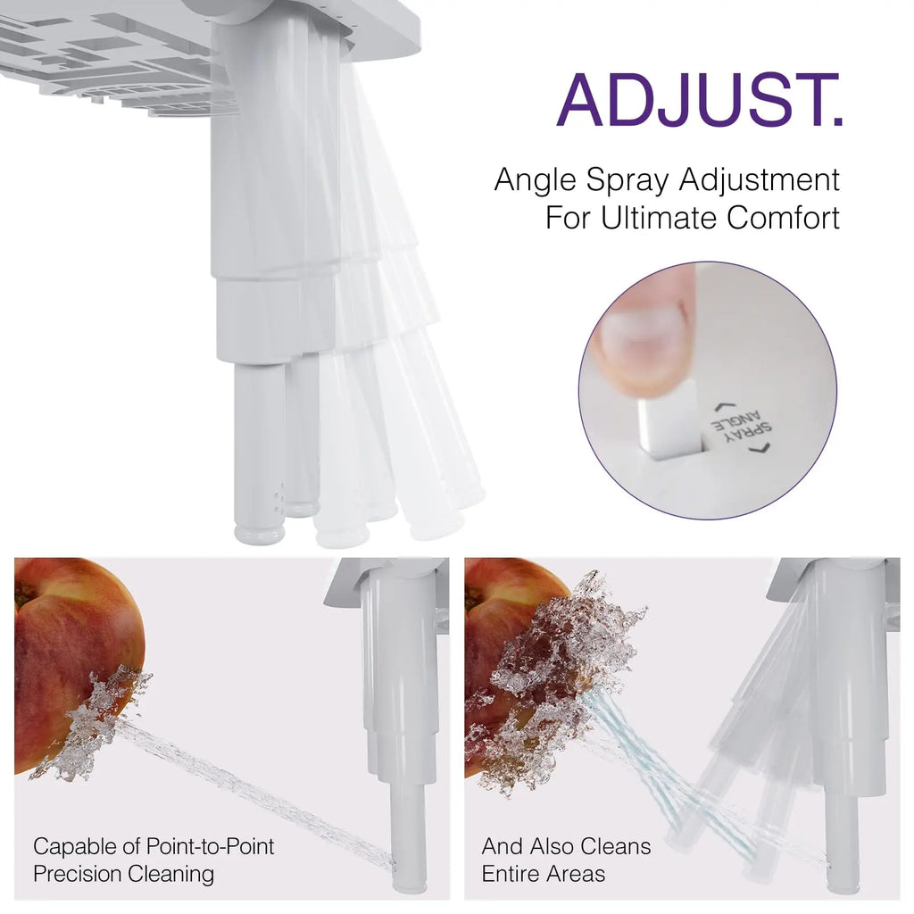 Ultra-Slim Bidet Attachment for Toilet – Non-Electric Dual Nozzle (Rear + Feminine Wash) with Adjustable Pressure, Self-Cleaning, Easy 10-Minute Install
