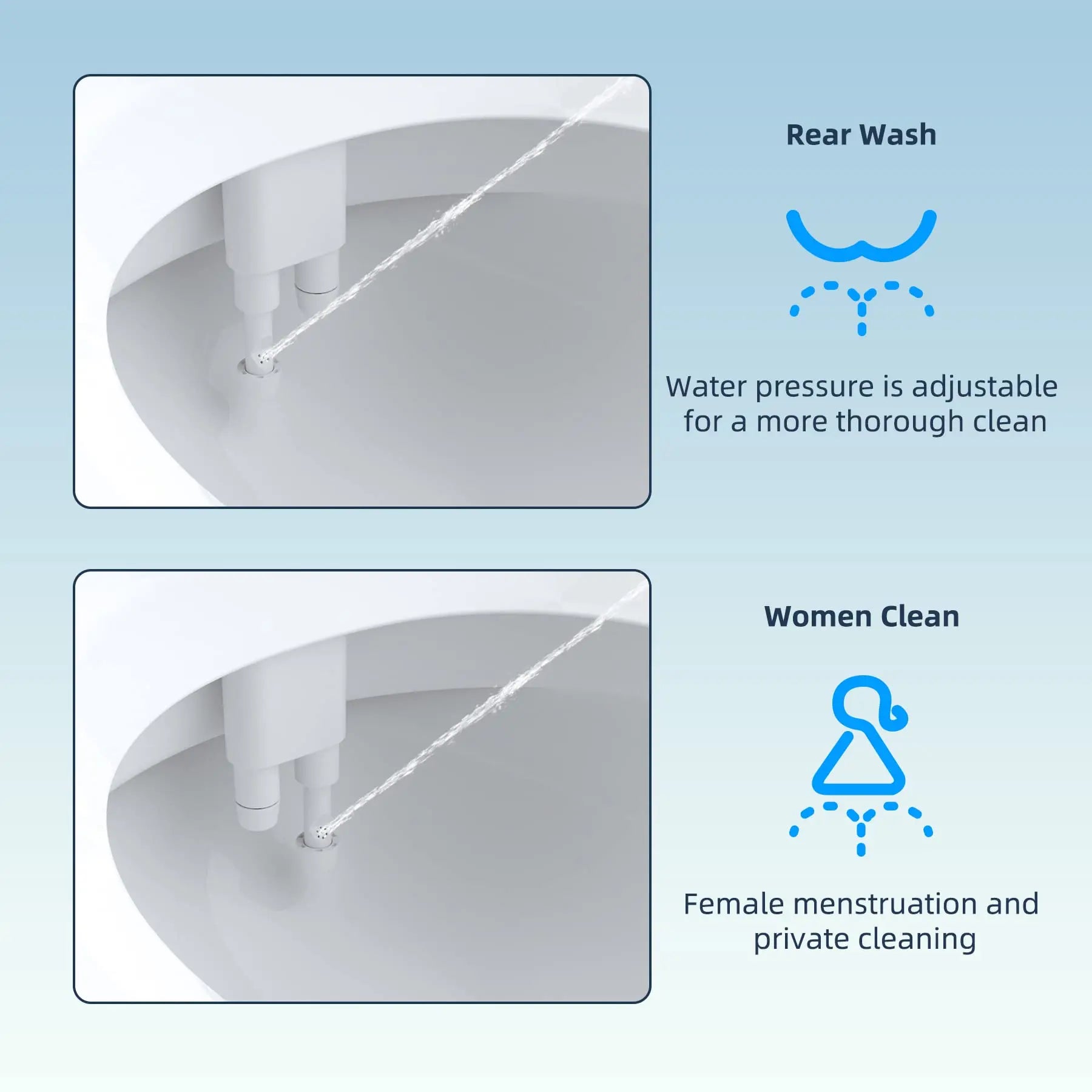 Ultra-Slim Non-Electric Bidet Attachment – Cleaner, Fresher, More Hygienic Than Toilet Paper