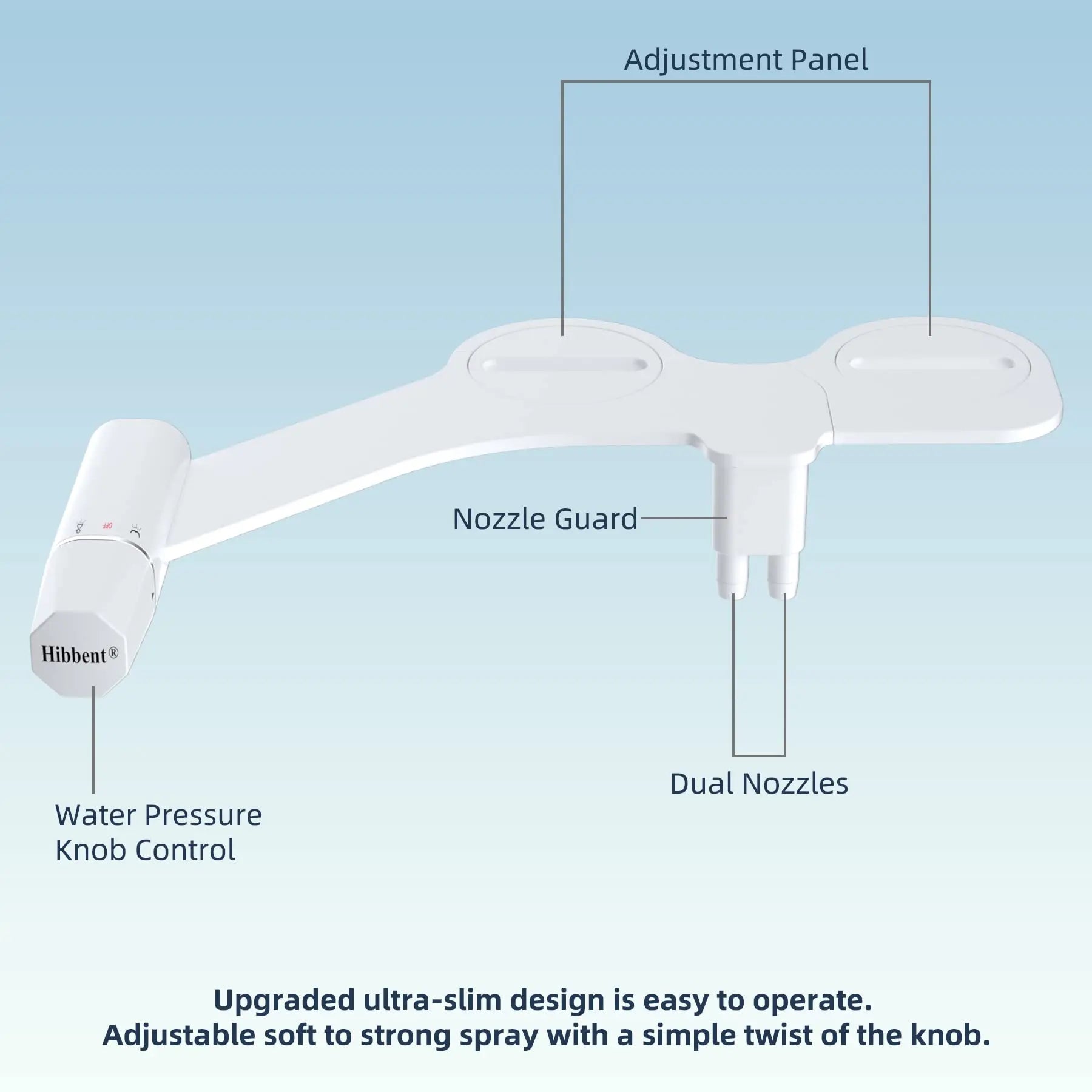 Ultra-Slim Non-Electric Bidet Attachment – Cleaner, Fresher, More Hygienic Than Toilet Paper