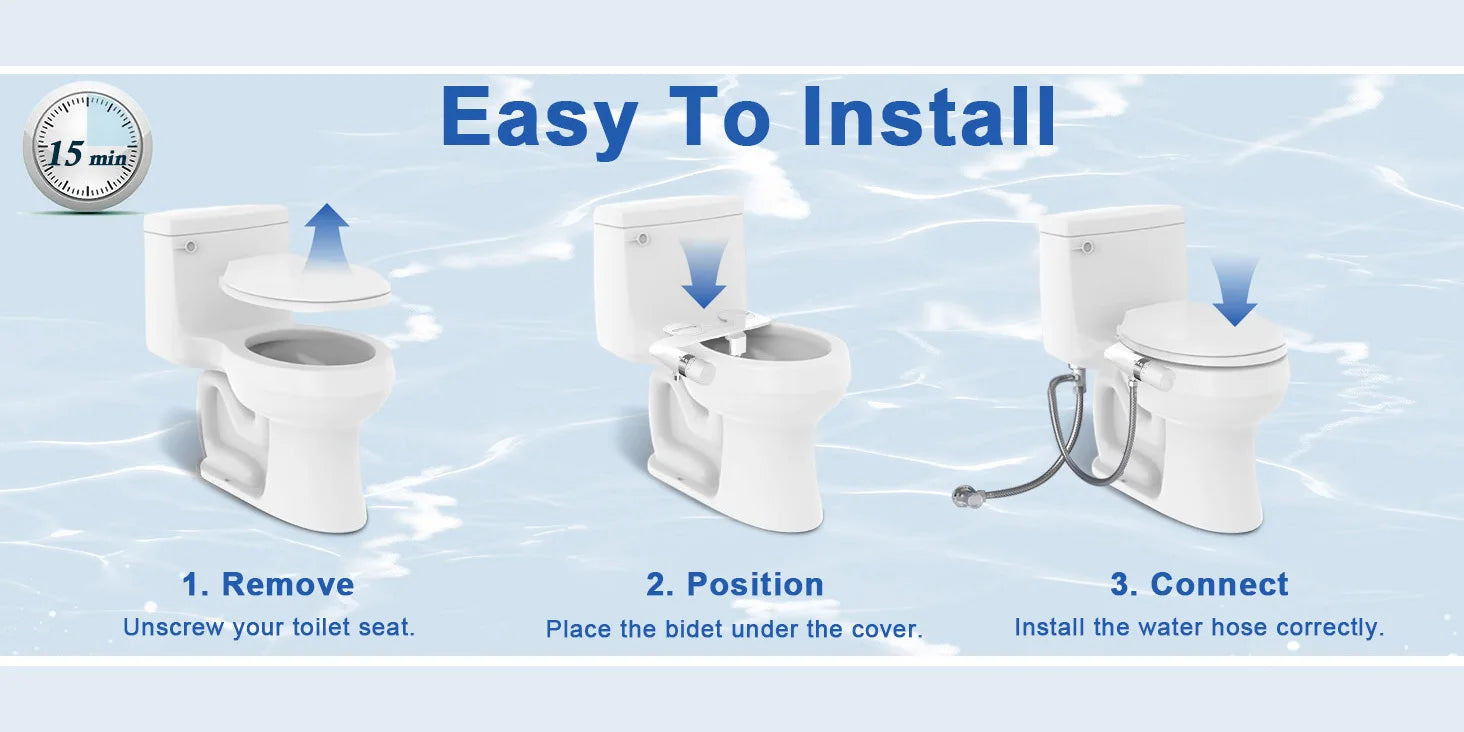 The Ultimate No-Nonsense Upgrade that turns your Ordinary Toilet into a Personal Bidet Oasis