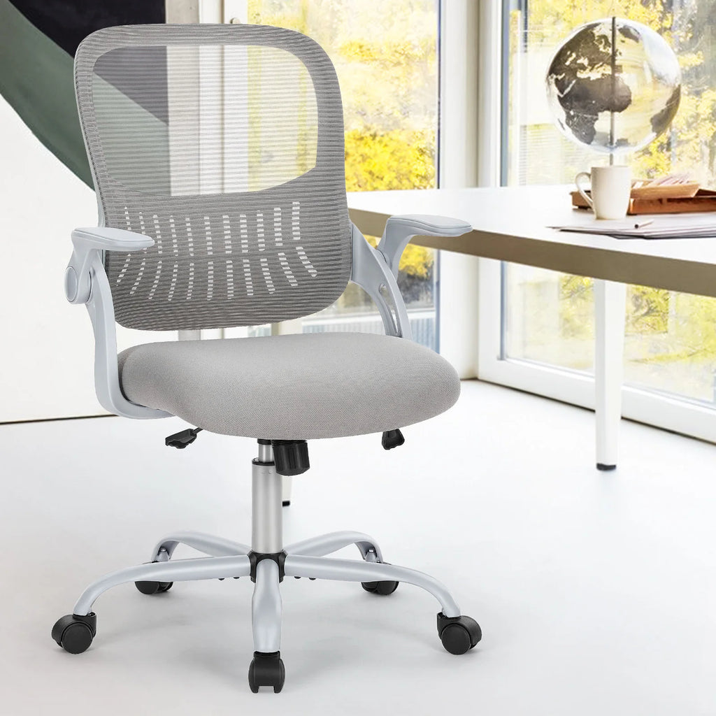 Ergonomic Mesh Backrest Office Desk Chair Adjustable Height Computer Rolling Work Swivel Gaming Chairs With Wheels For Home