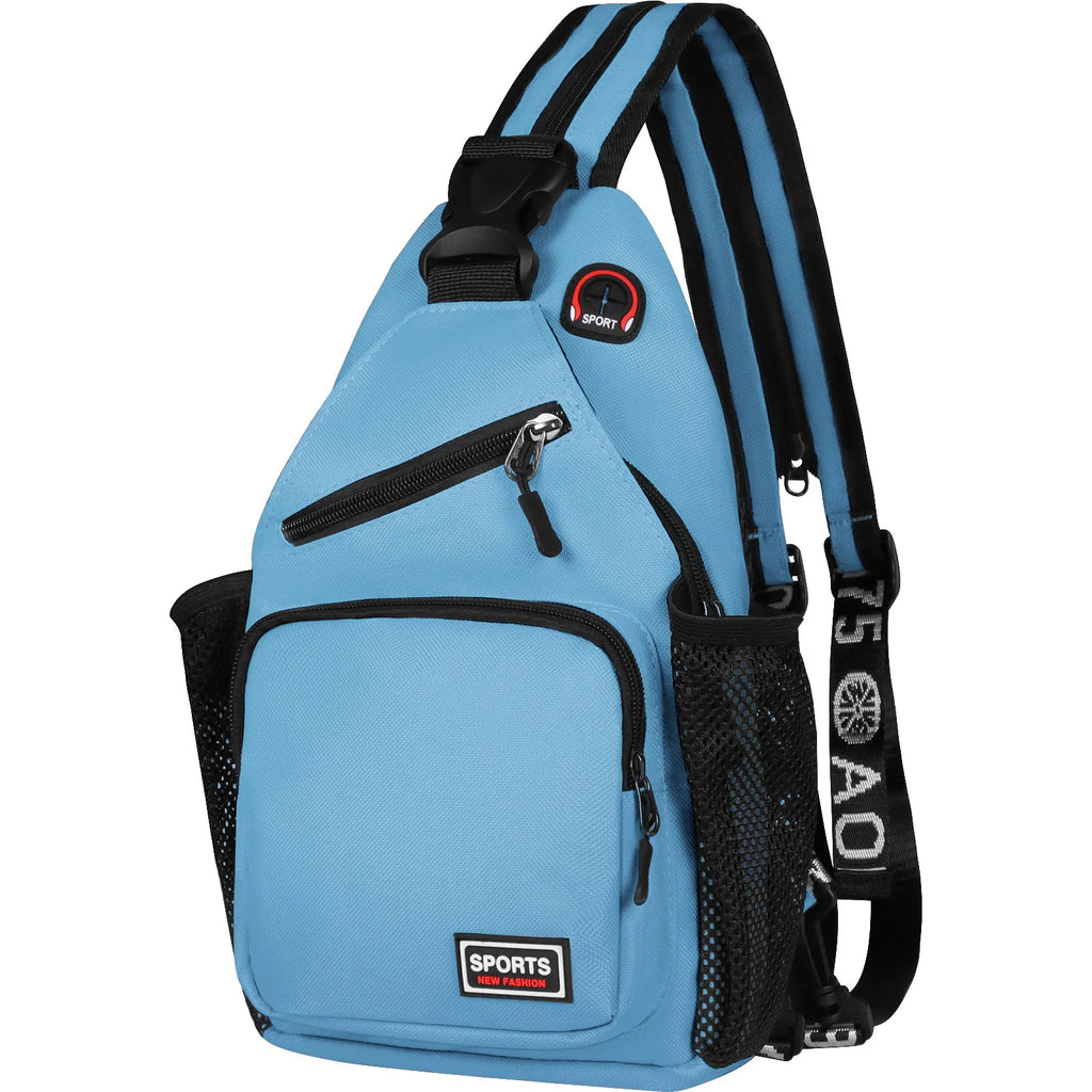 Convertible Sling Bag 7.9" Tablet Crossbody Mini Backpack with Headphone Jack Casual Pack for Women Men Travel