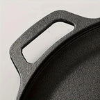 Multifunctional Cast Iron Skillet — Non-Stick Design, Ideal for Pizza, Grilling, and Pancakes (11 inch) — Compatible with All Stove Types