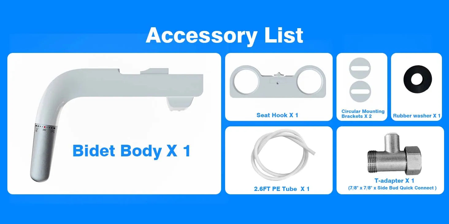Essence of Purity: Ultra-Slim Bidet Attachment for Toilets