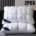 Luxury Hotel-Style Pillow Set (2-Pack) – Soft Plush Support for Back, Side & Stomach Sleepers | King/Queen Standard Size