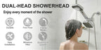 2-in-1 High Flow Rainfall and Handheld Shower Headset