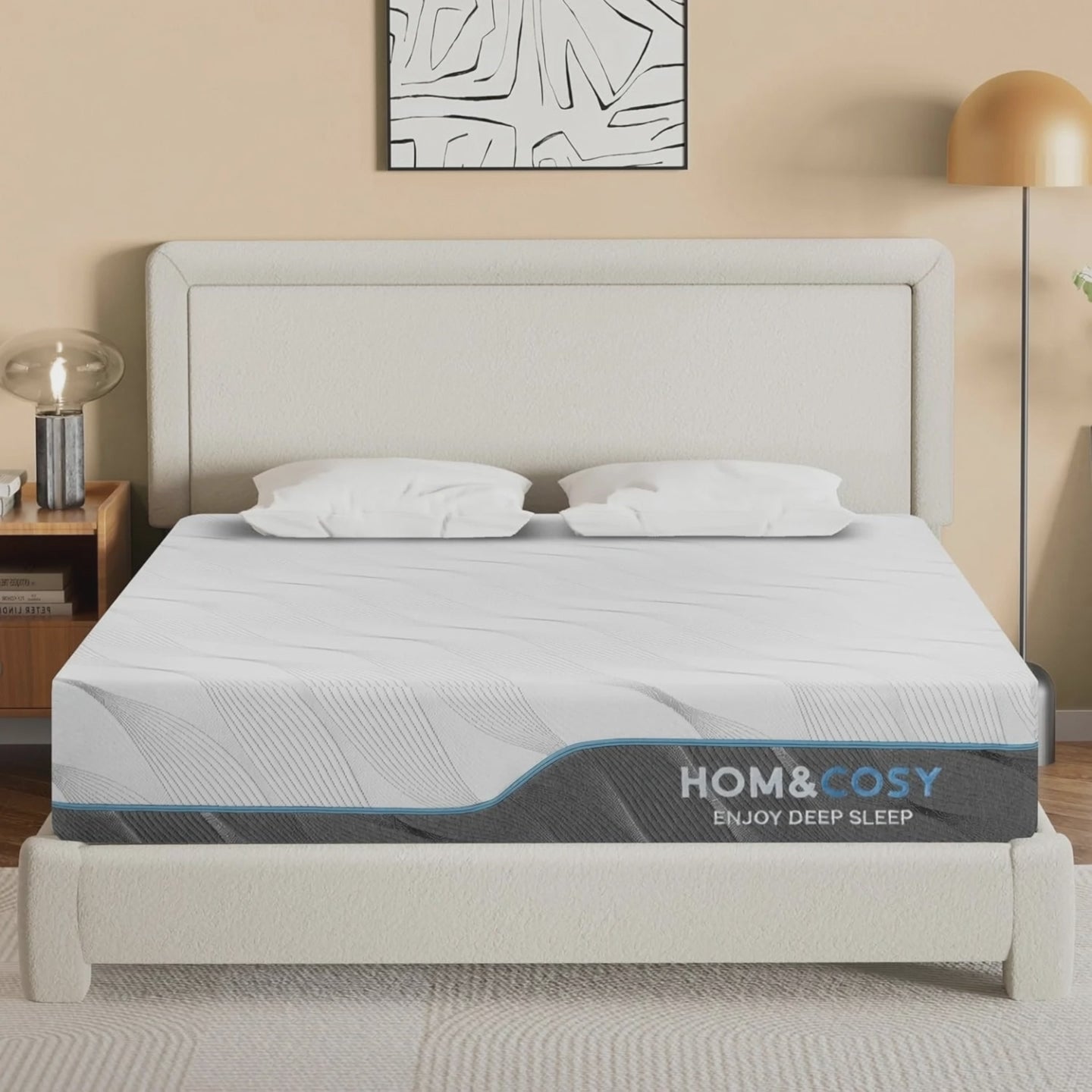 Hcore Queen Size Mattress, 8/10 Inch Medium Firm - Extra Firm Dual Sides Flippable Mattress