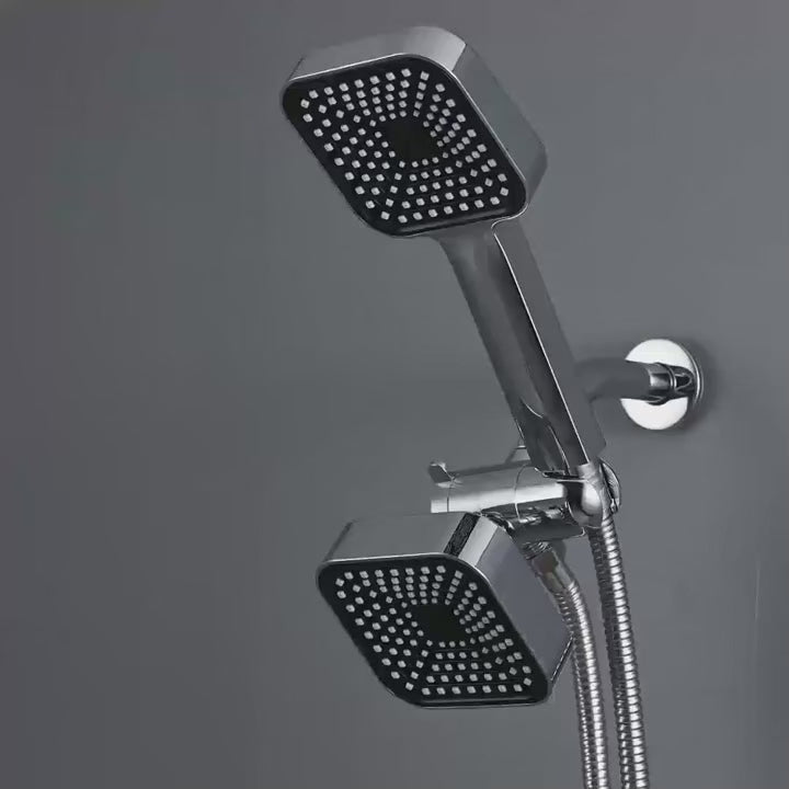 A High-Flow Large Nozzle and Handheld Shower Head, Two-In-One Shower Set, Shower Long Hose, Three-Way Water Distributor Bathroom